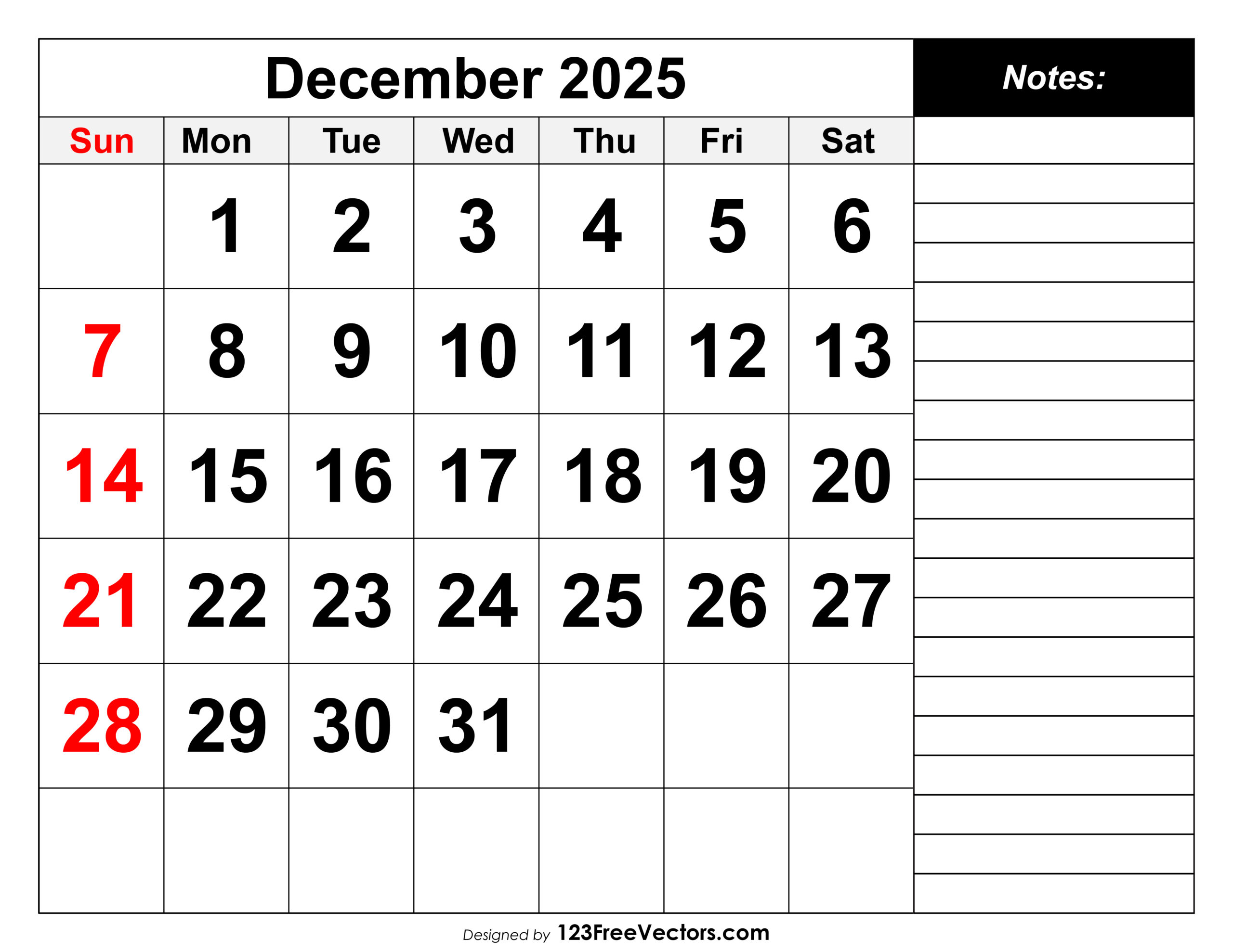Free Download Calendar December 2025 inside Calendar December 2025 2008 Printable